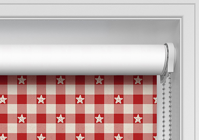 Whaley Great, Gingham Star Regatta - Twist&Fit Roller Blind - Image 10
